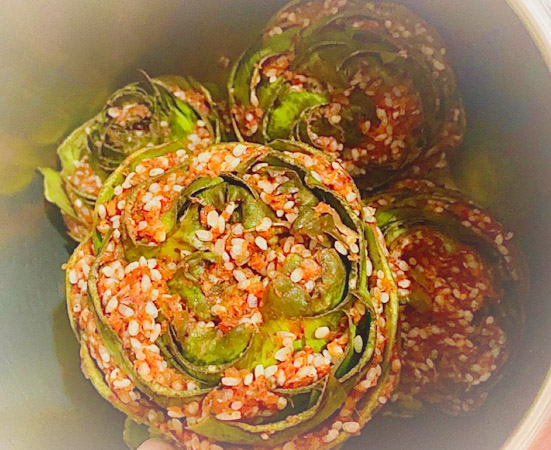KIYMALI ENGİNAR DOLMASI