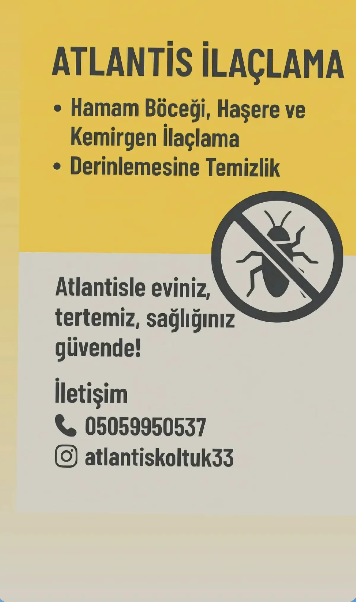 Atlantis Koltuk Yıkama ve İlaçlama